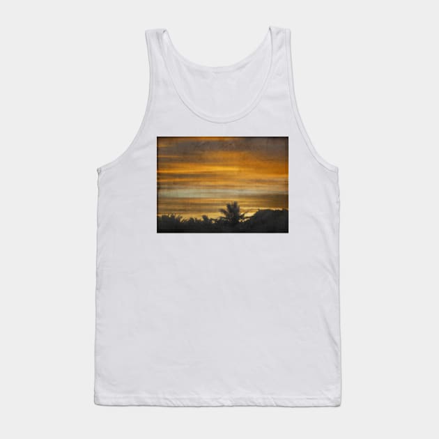 Tropical sunset Tank Top by calamarisky